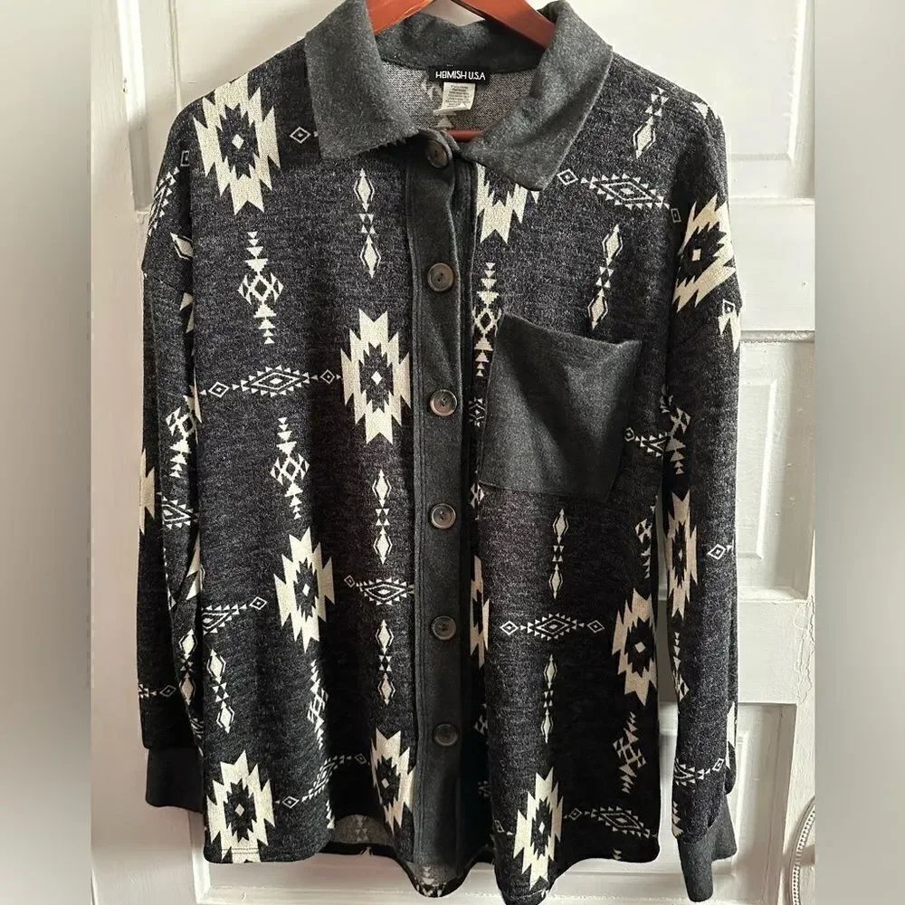 Aztec Shacket Size Small